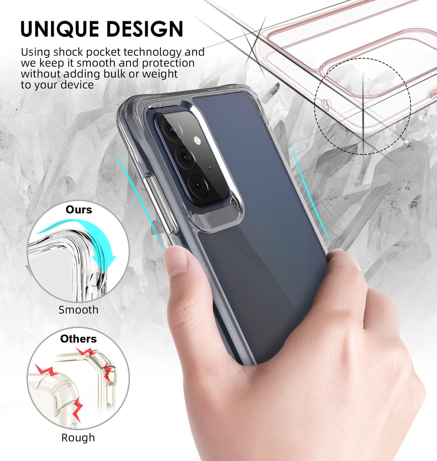 Capa Anti-Choque Reforçada - Samsung Galaxy A72 4G/5G