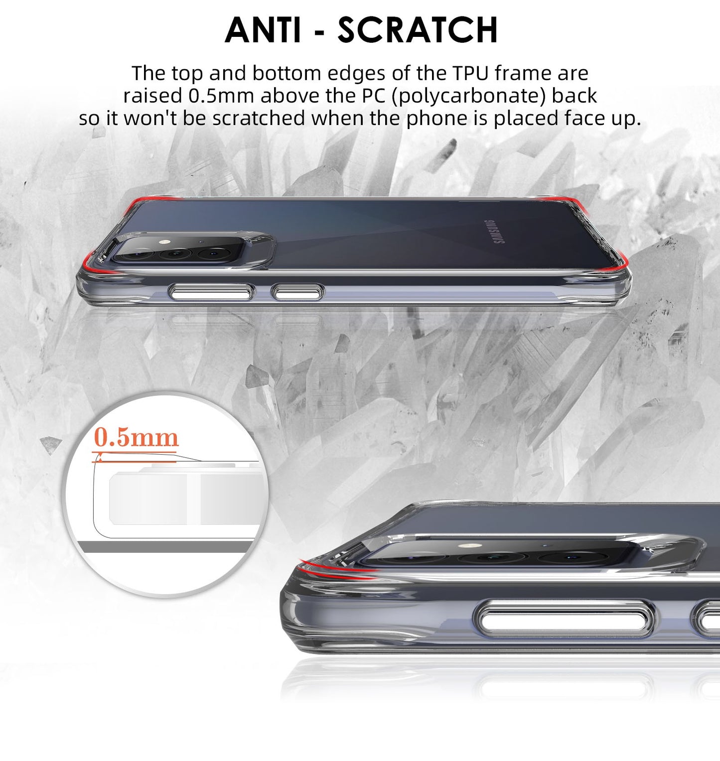 Capa Anti-Choque Reforçada - Samsung Galaxy A72 4G/5G