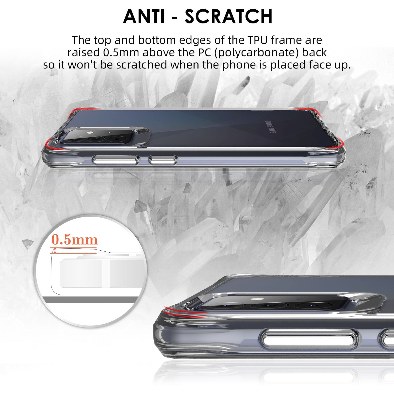 Capa Anti-Choque Reforçada - Samsung Galaxy A72 4G/5G