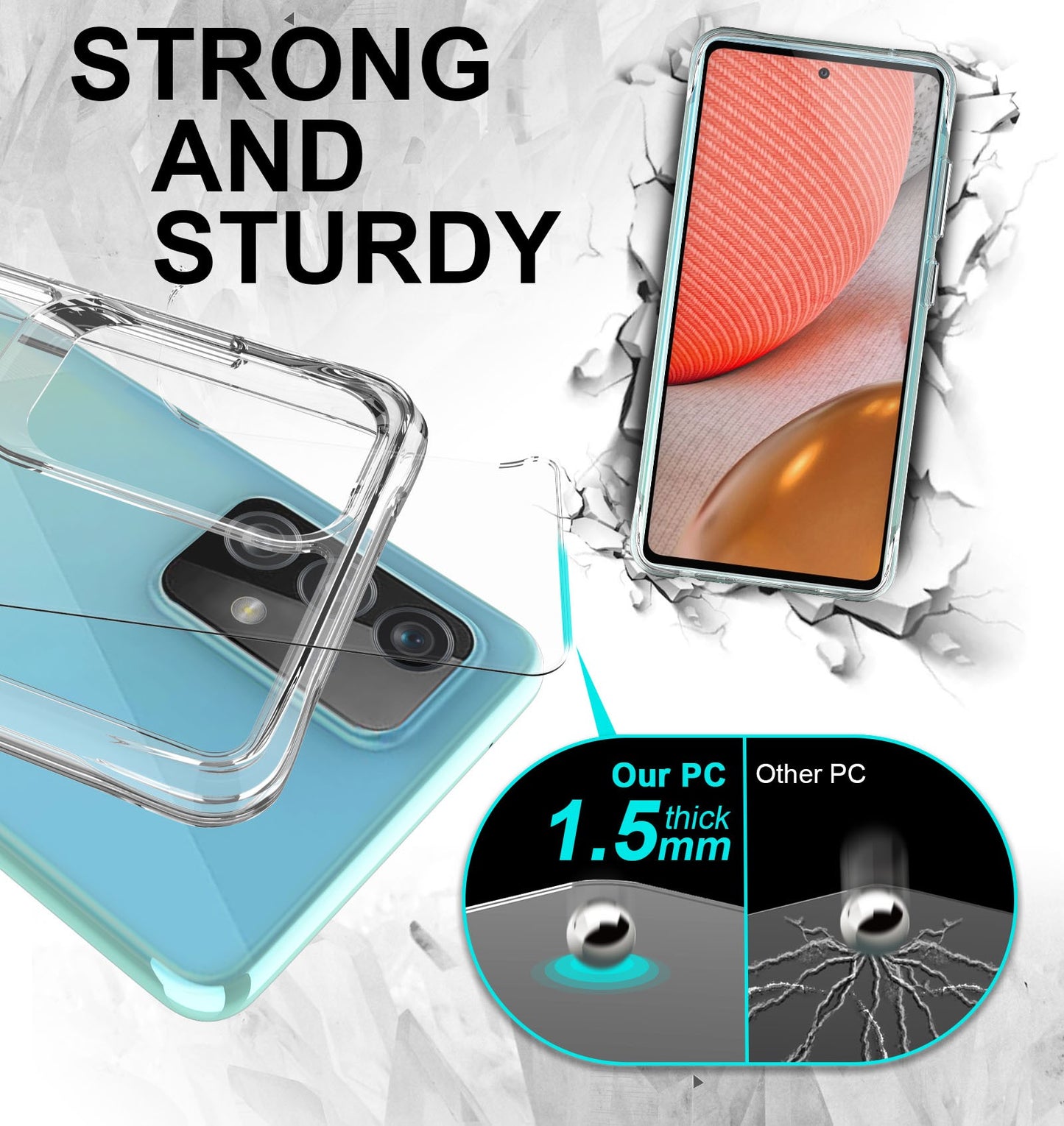 Capa Anti-Choque Reforçada - Samsung Galaxy A52 4G/5G/A52S