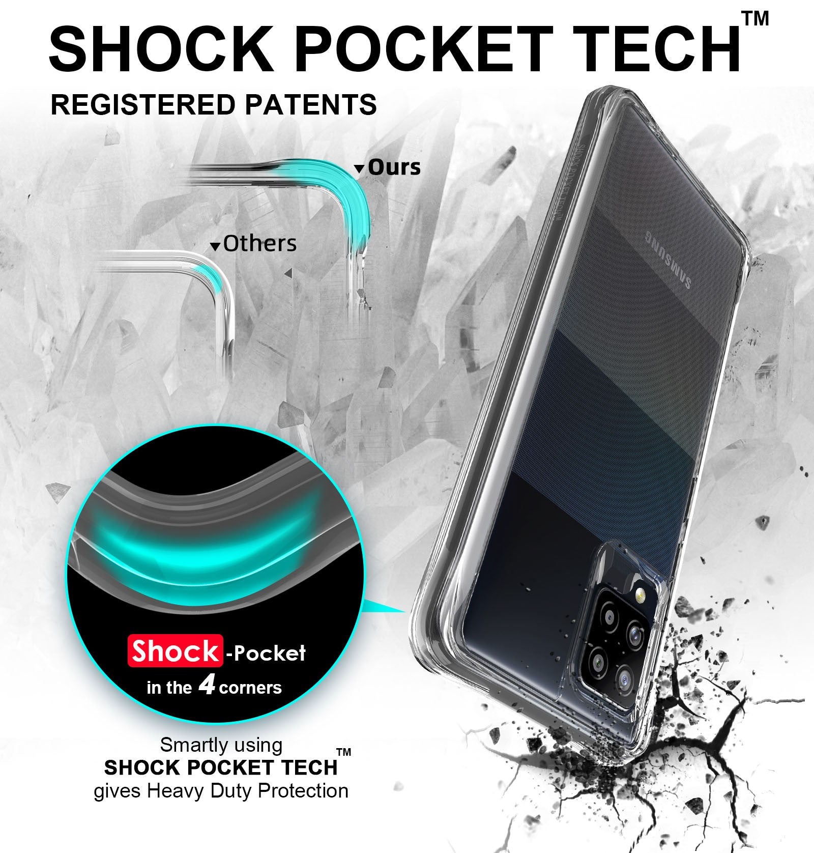 Capa Anti-Choque Reforçada - Samsung Galaxy A42 5G