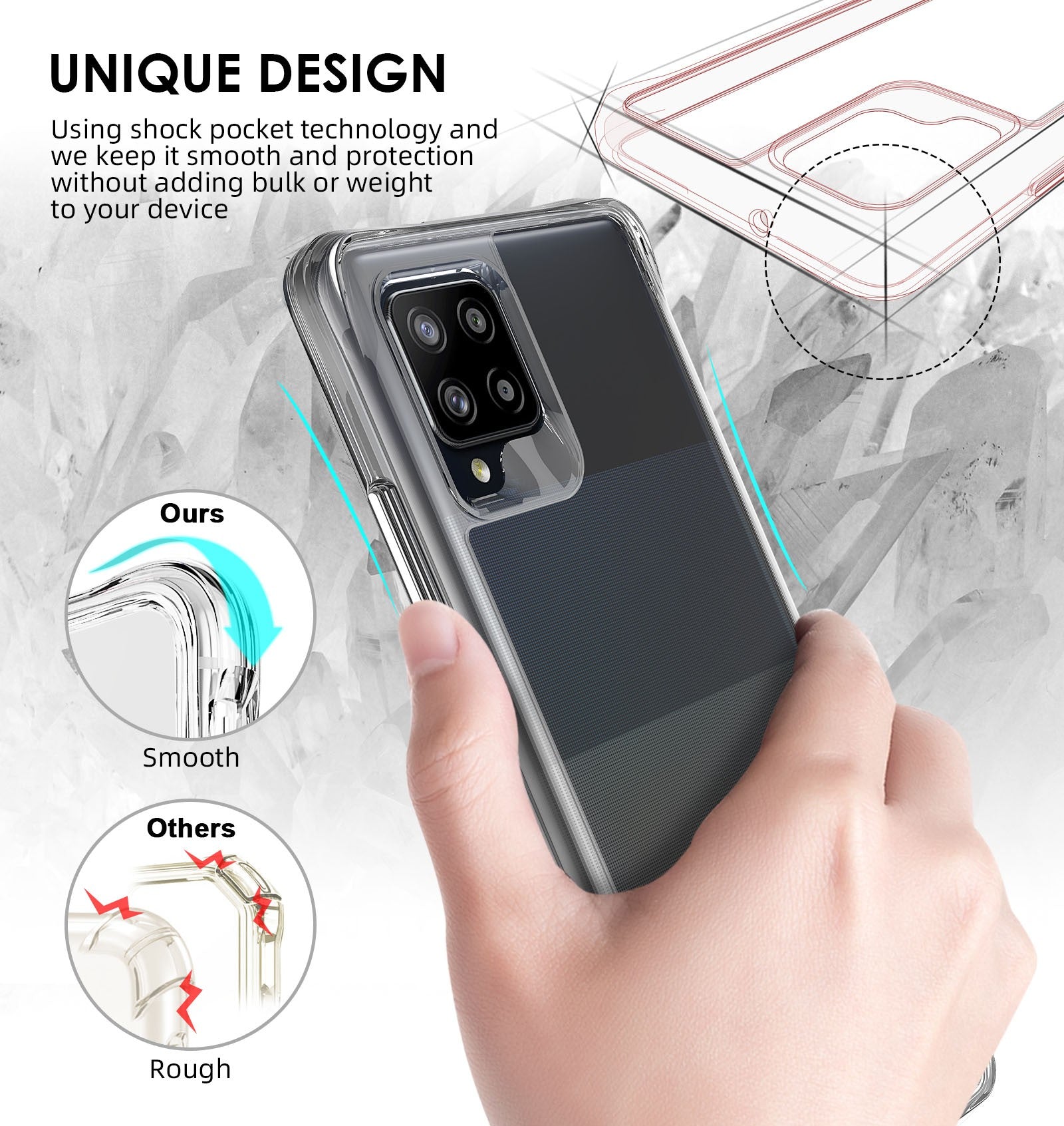 Capa Anti-Choque Reforçada - Samsung Galaxy A42 5G