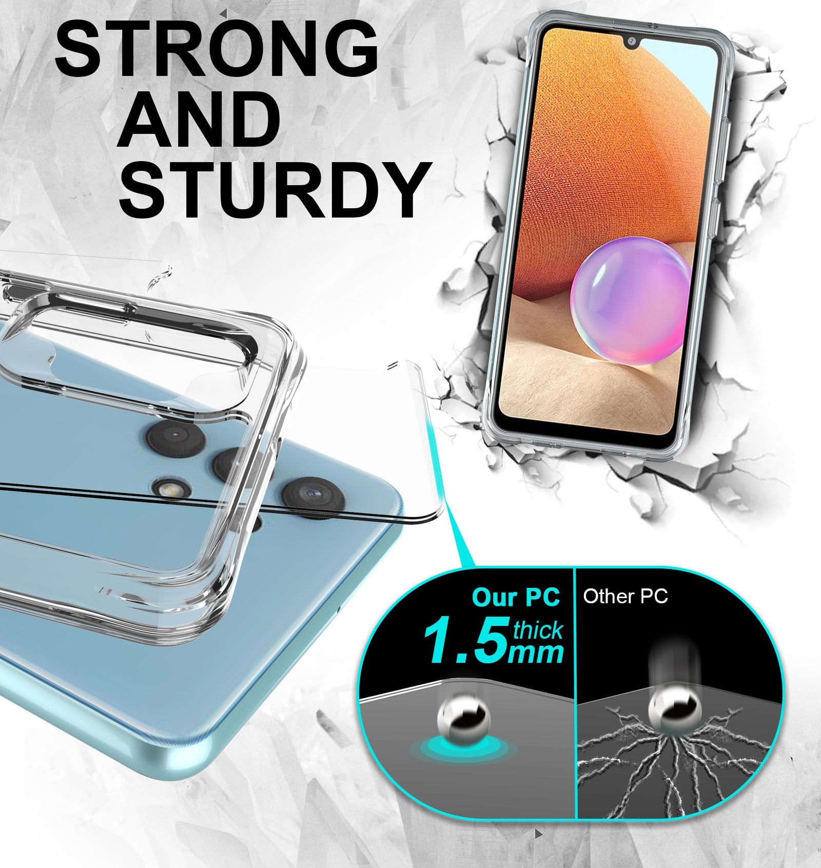 Capa Anti-Choque Reforçada - Samsung Galaxy A32 4G
