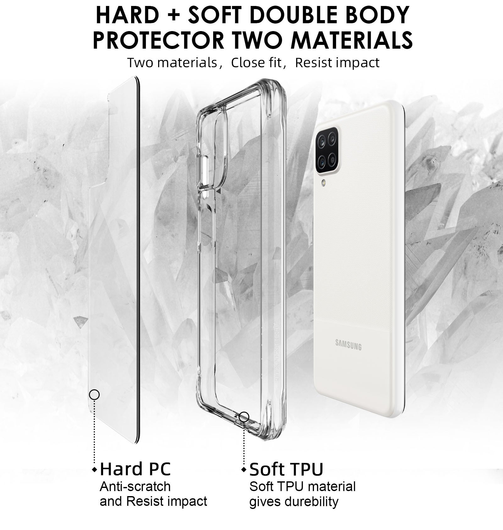Capa Anti-Choque Reforçada - Samsung Galaxy A12