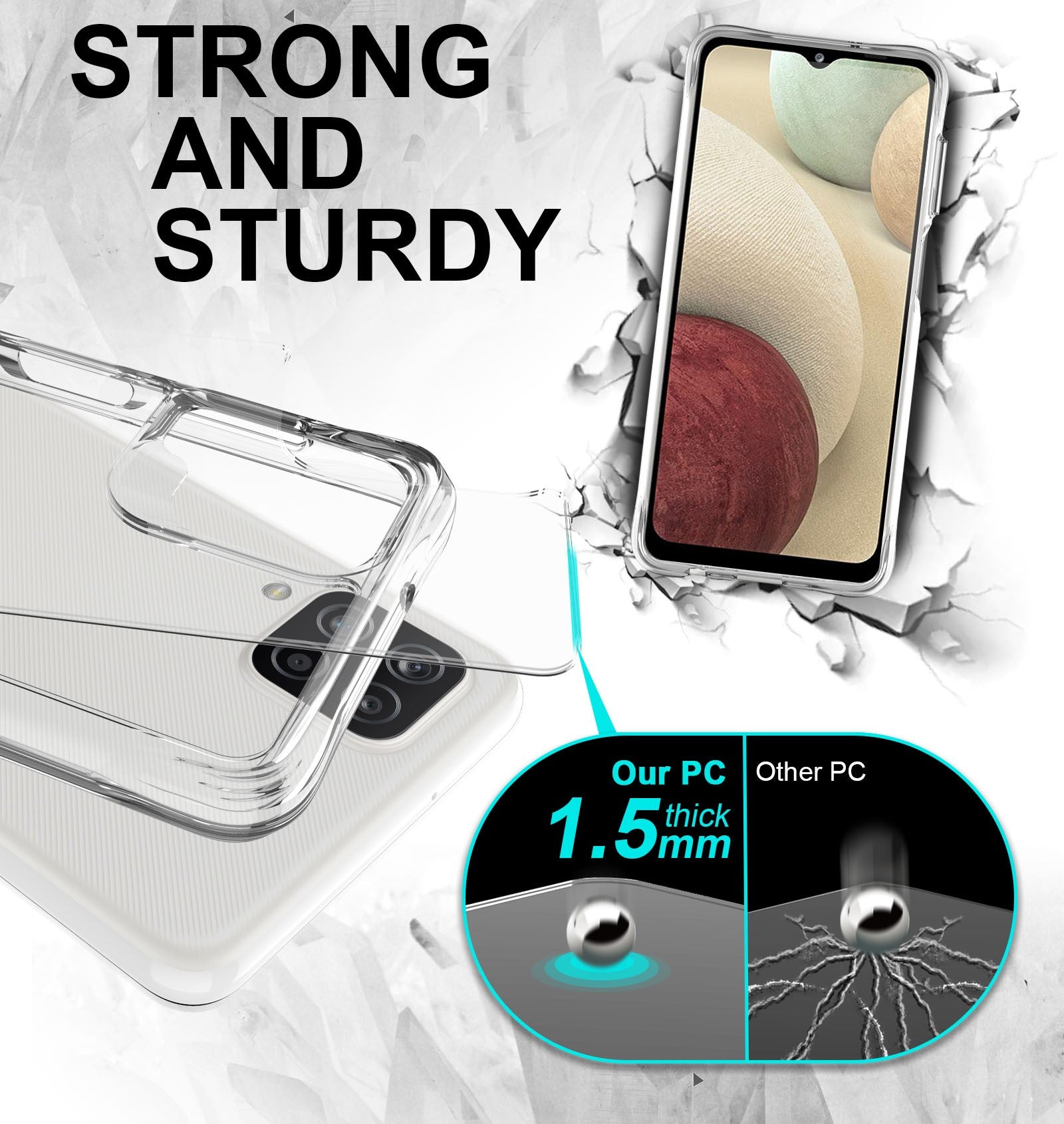 Capa Anti-Choque Reforçada - Samsung Galaxy A12