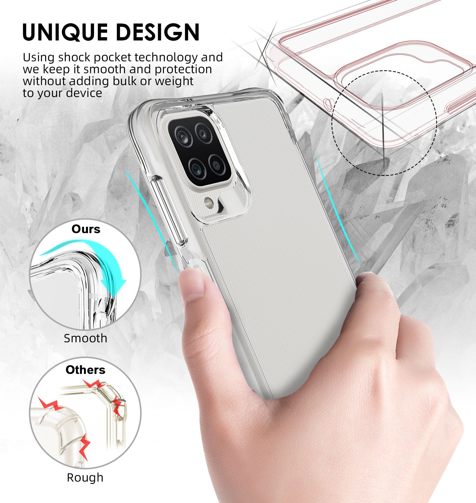 Capa Anti-Choque Reforçada - Samsung Galaxy A12