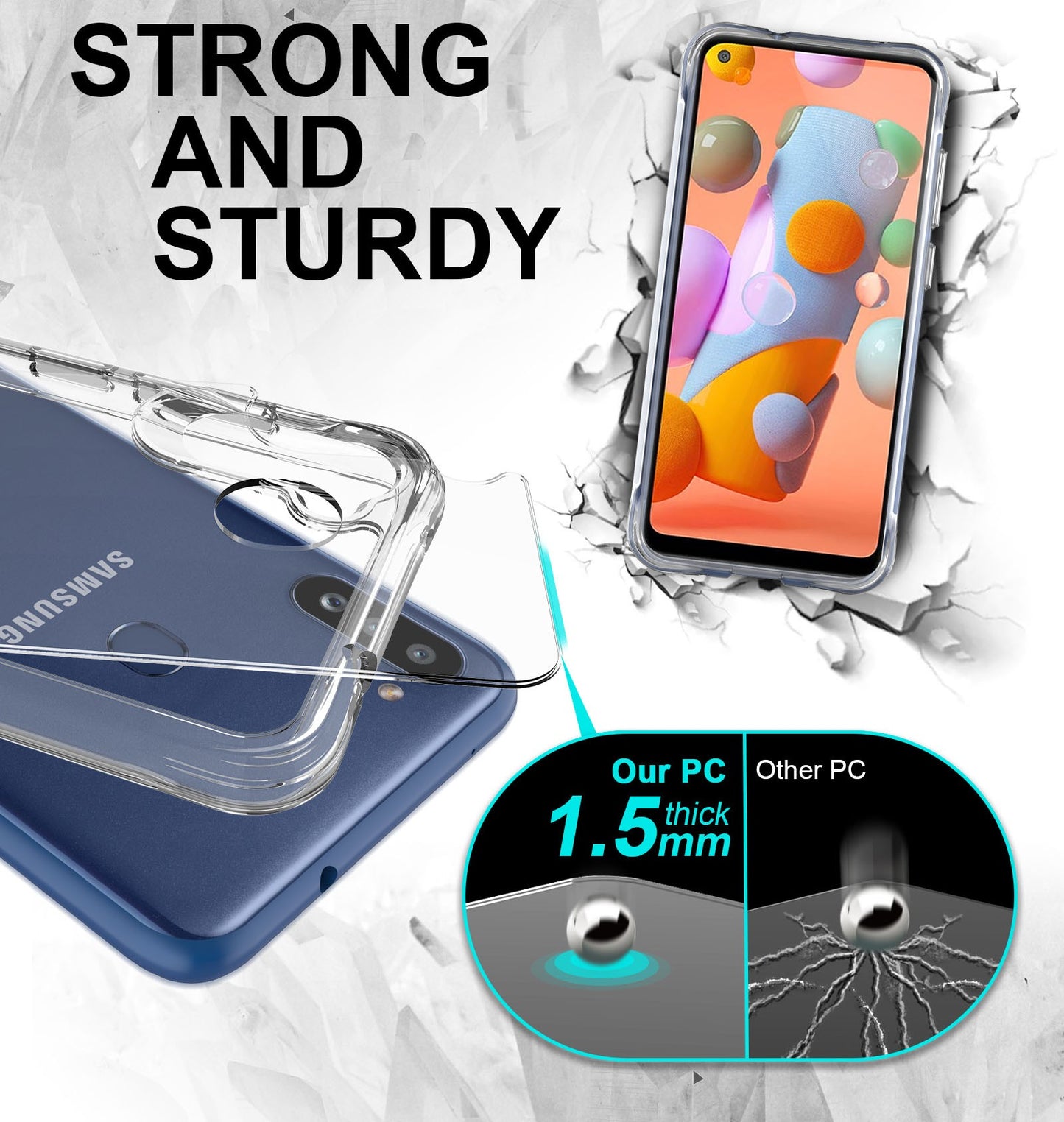 Capa Anti-Choque Reforçada - Samsung Galaxy A11