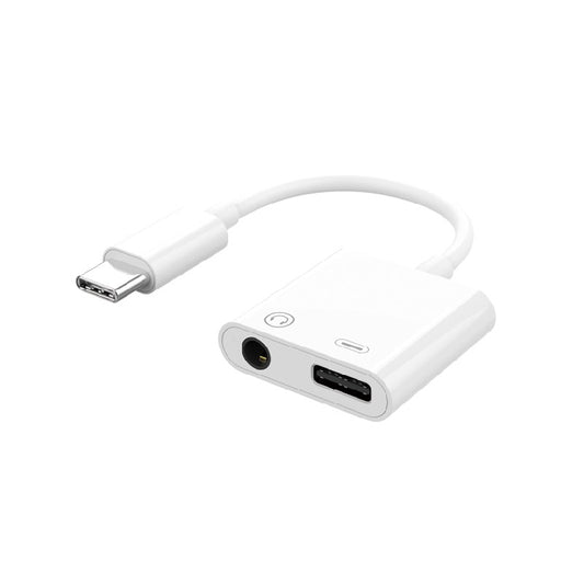 Adaptador Tipo-C para Conector 3.5mm e Tipo-C - Default Title