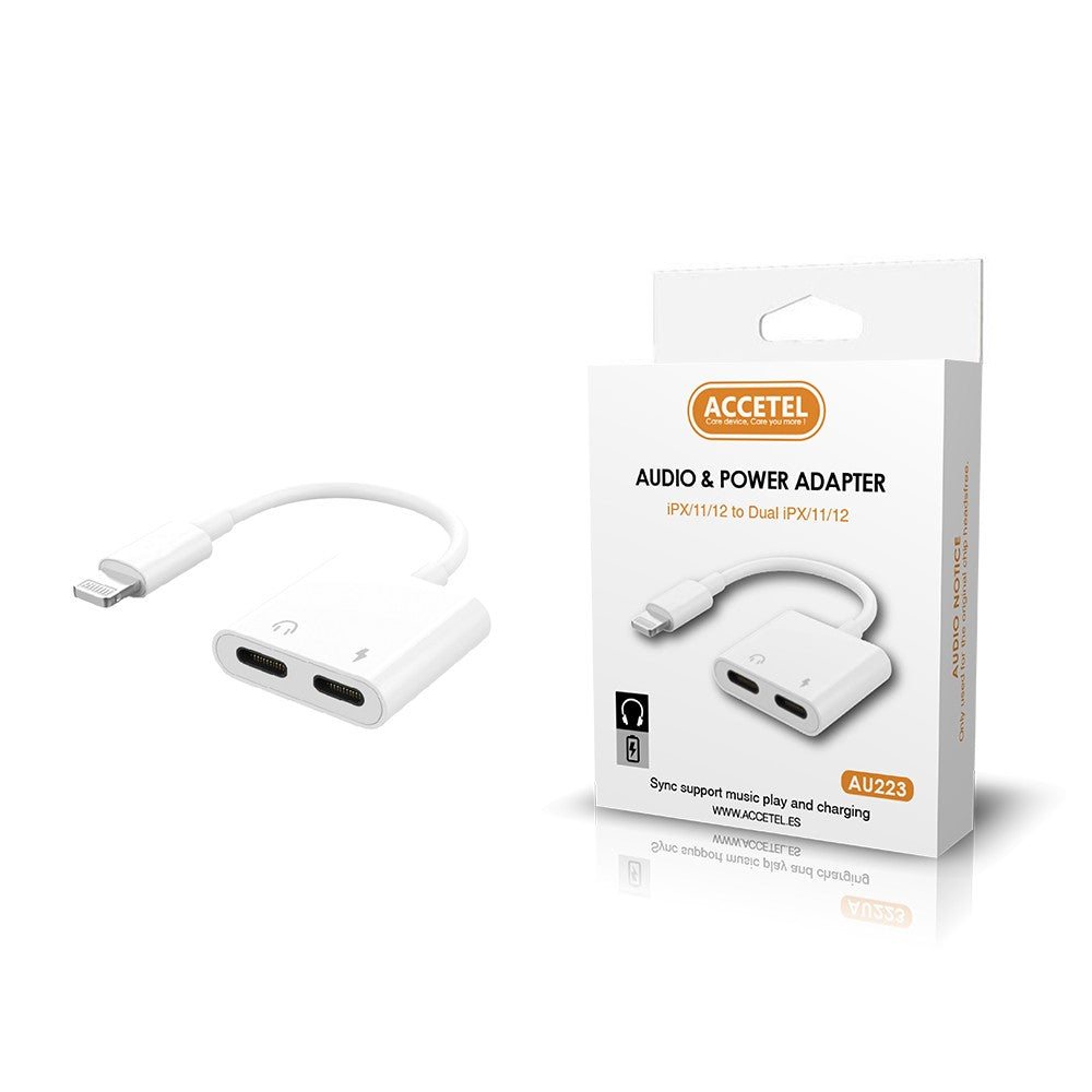 Adaptador Lightning para Lightning Duplo