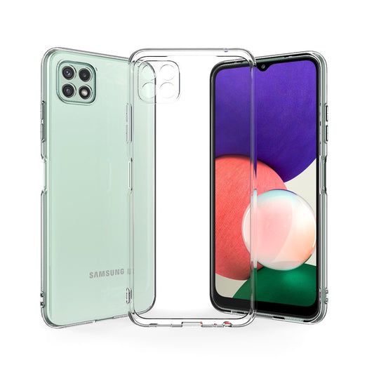 Silicone Transparente 2.0 TPU - Samsung Galaxy A22 5G (Proteção de Lente)