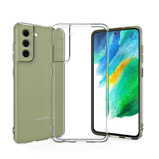 Silicone Transparente 2.0 TPU - Samsung Galaxy S21 FE (Proteção de Lente)