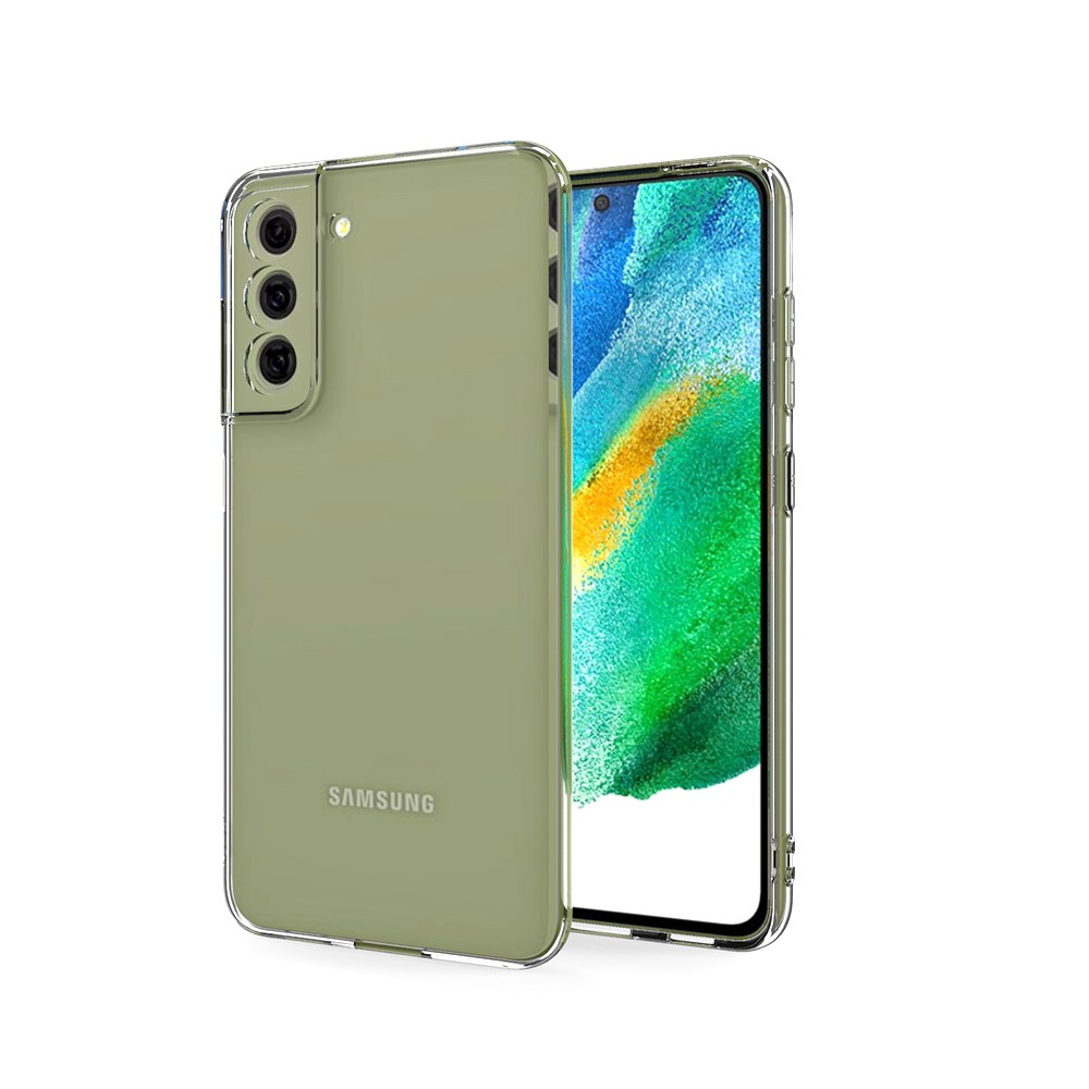 Silicone Transparente 2.0 TPU - Samsung Galaxy S21 FE (Proteção de Lente)