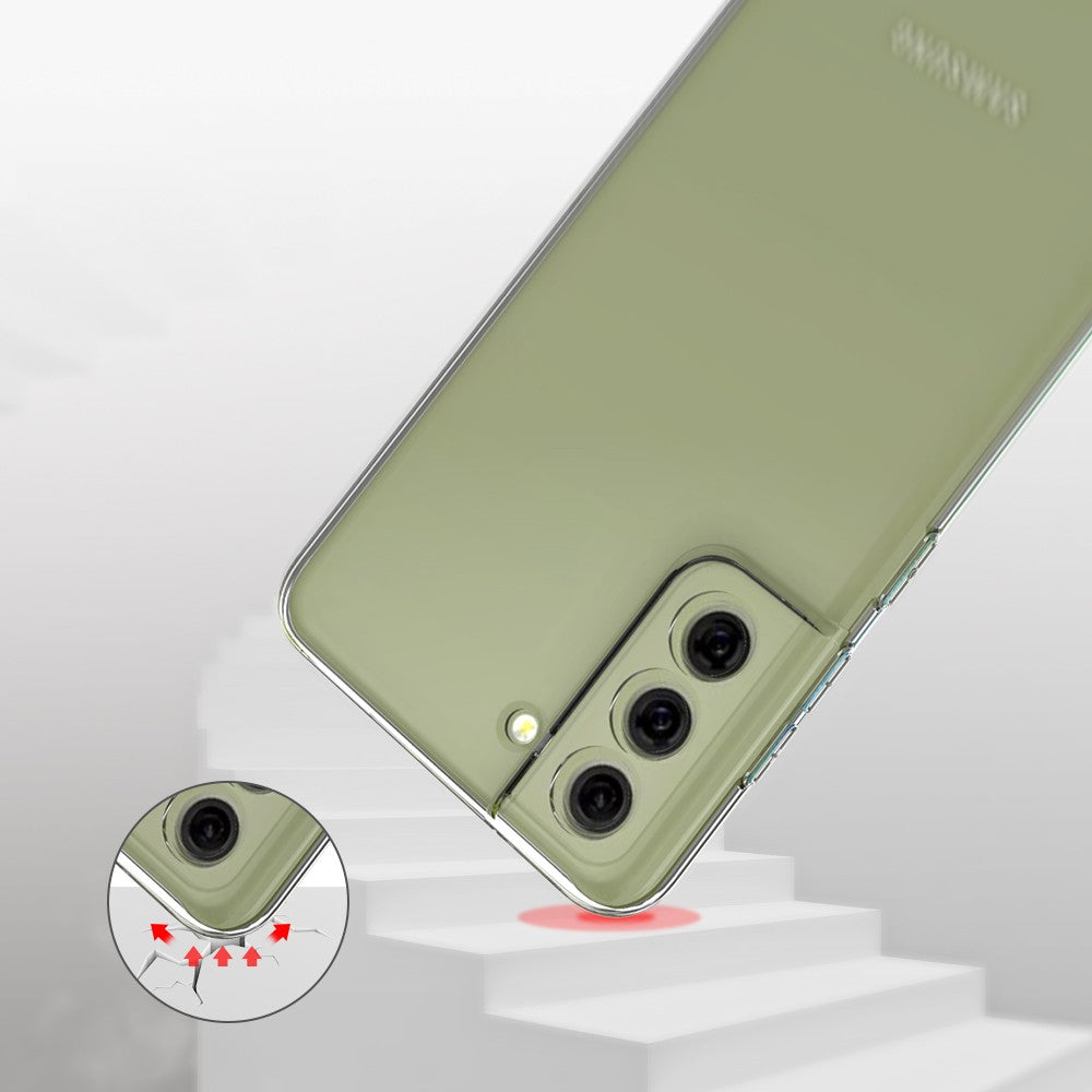 Silicone Transparente 2.0 TPU - Samsung Galaxy S21 FE (Proteção de Lente)