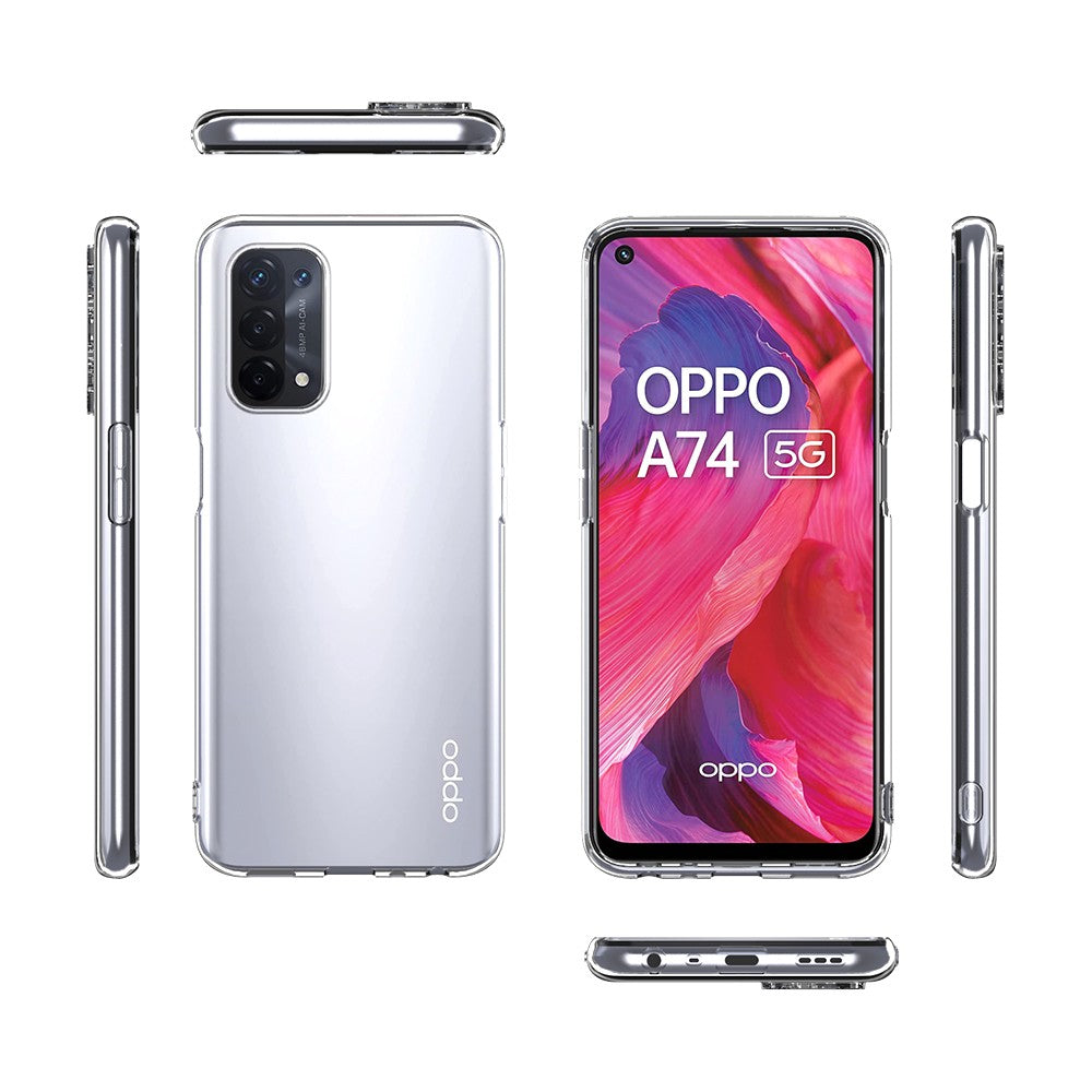 Silicone Transparente 2.0 TPU - Oppo A74 5G (Proteção de Lente)