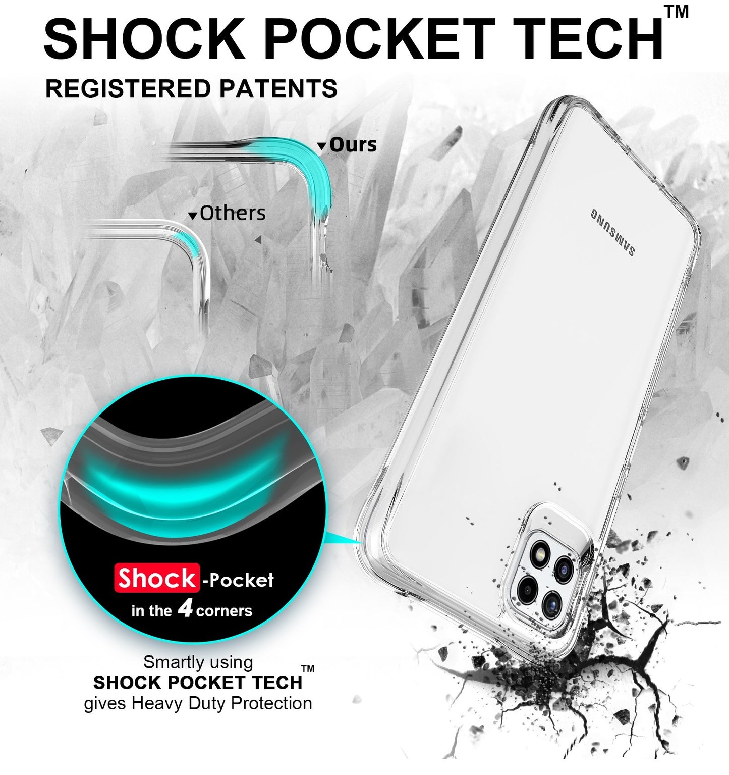 Capa Anti-Choque Reforçada - Samsung Galaxy A22 5G