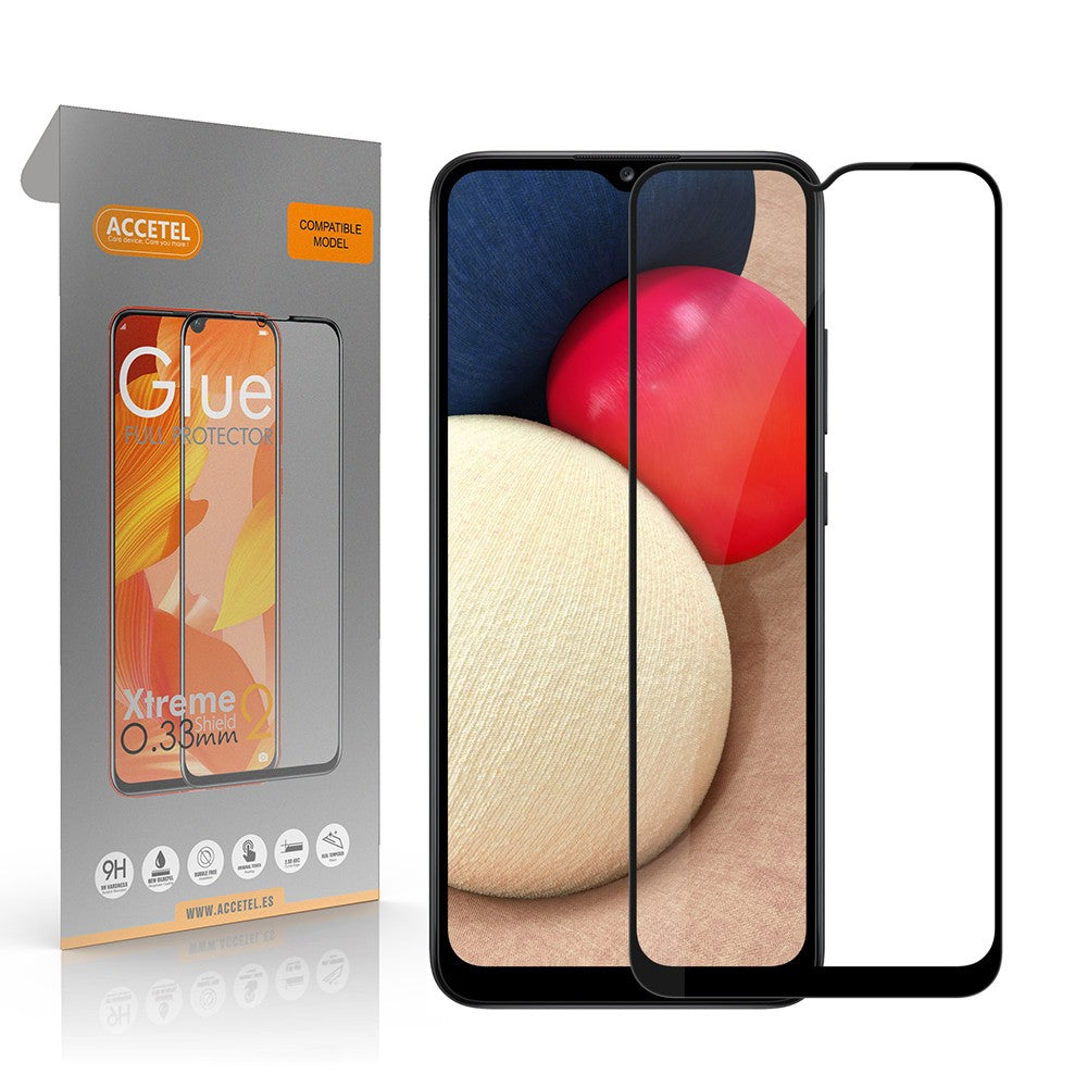 Película de Vidro 2D Full Glue - Samsung Galaxy A03S Preto - Default Title