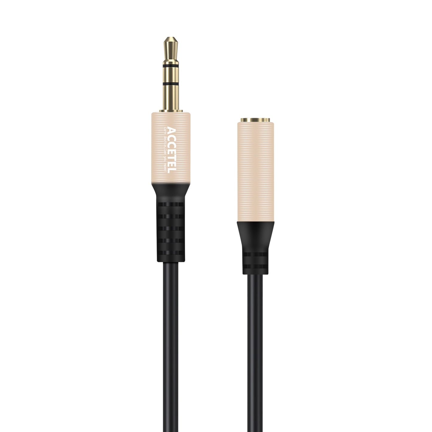 Cabo Auxiliar de áudio extensão 3.5mm 1M - Preto