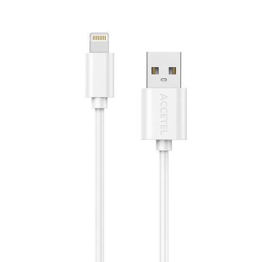 Cabo de Dados 2.4A - Lightning (1M) Branco - Default Title