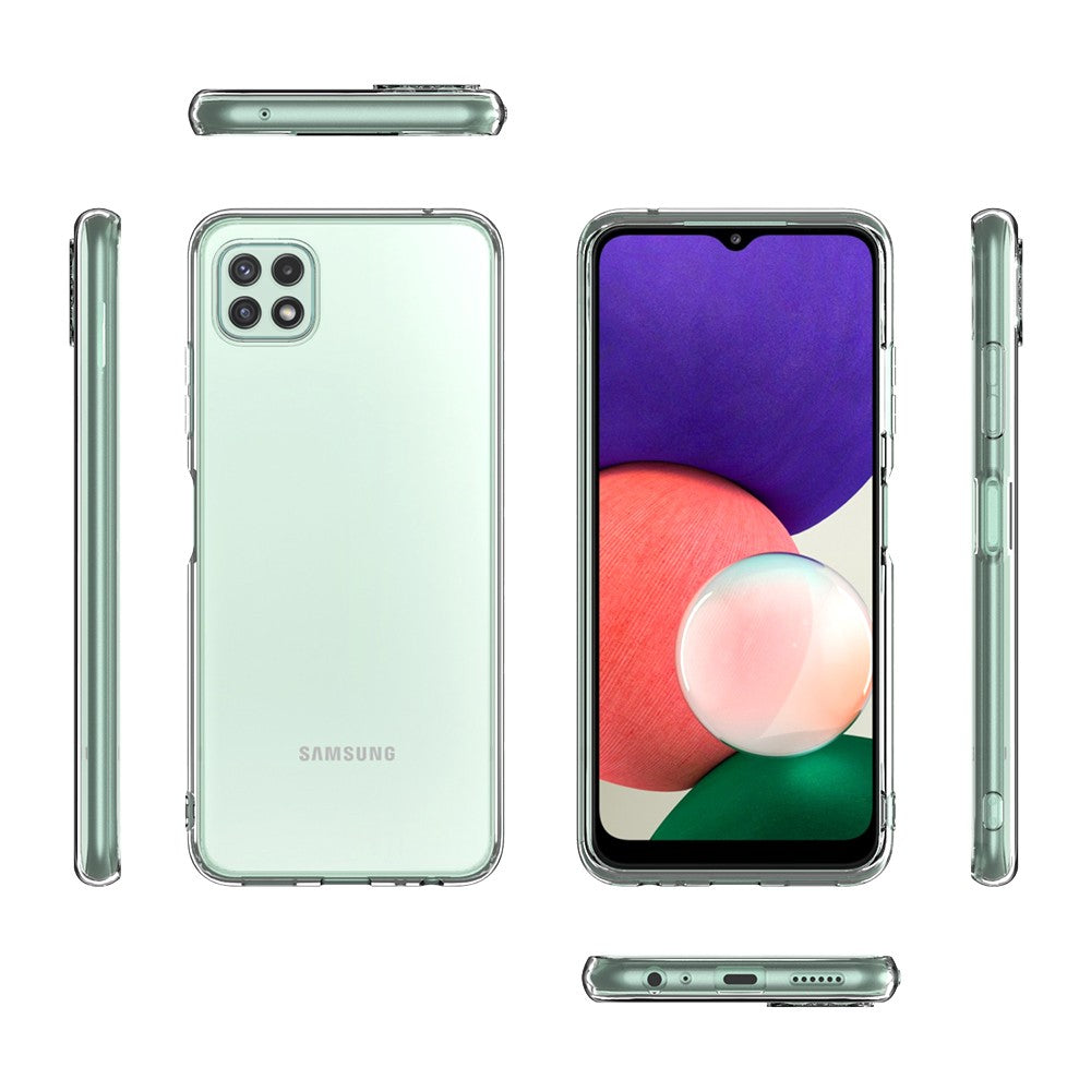 Silicone Transparente 2.0 TPU - Samsung Galaxy A22 4G (Proteção de Lente)