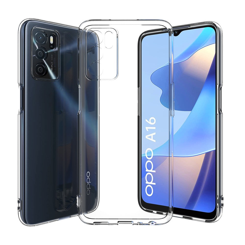 Silicone Transparente 2.0 TPU - Oppo A16 / A16S (Proteção de Lente)