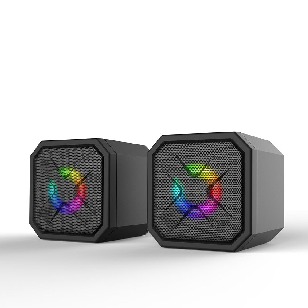 Alto-falante Multimídia Iluminação RGB 2.0 - Preto