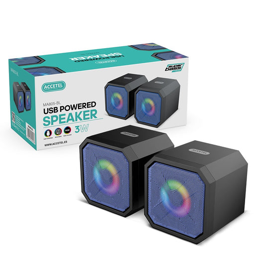 Alto-falante Multimídia Iluminação RGB 2.0 - Azul - Default Title