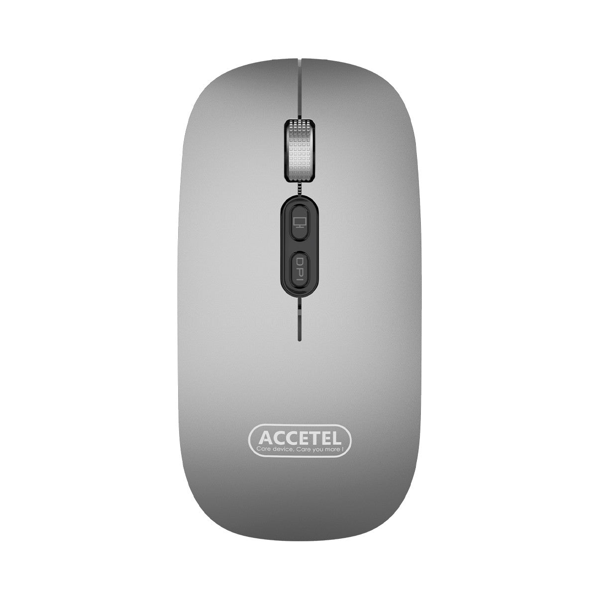Rato Recarregável Sem Fio Bluetooth 5.2 RGB 2.4GHZ 800/1200/1600 DPI - Cinza