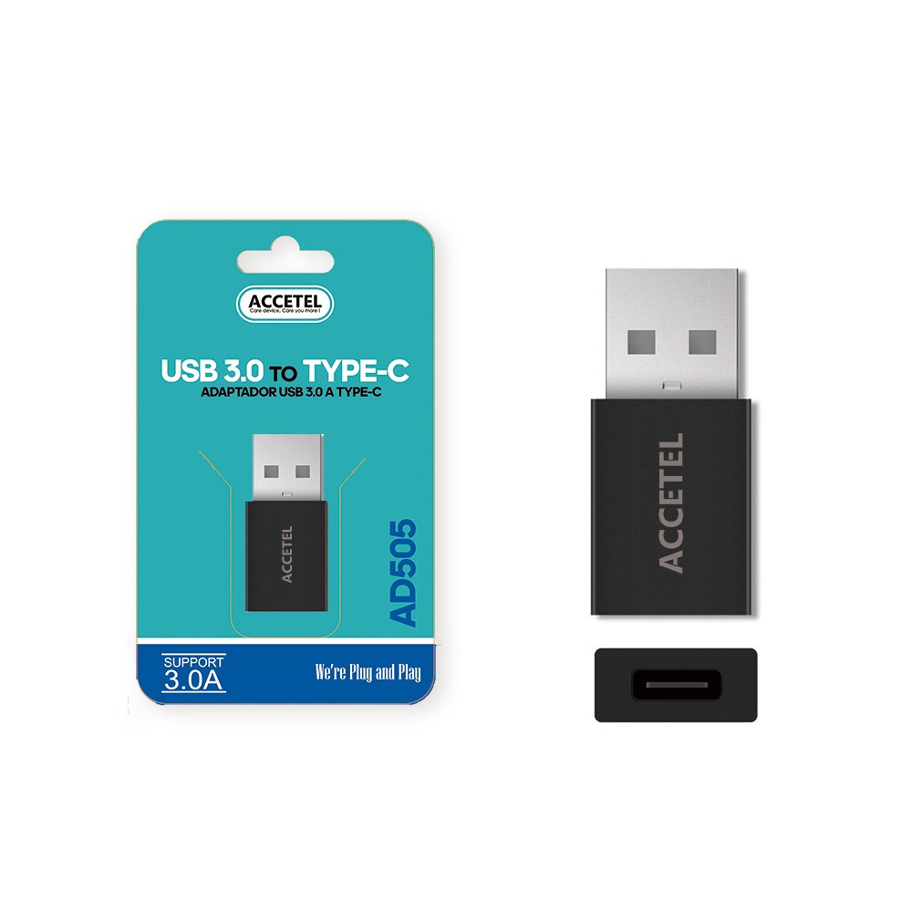 Adaptador USB-C para Tipo-C - Preto