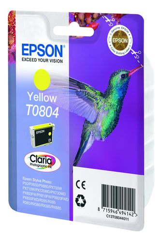 Cartucho de tinta original Epson T0804 Amarelo