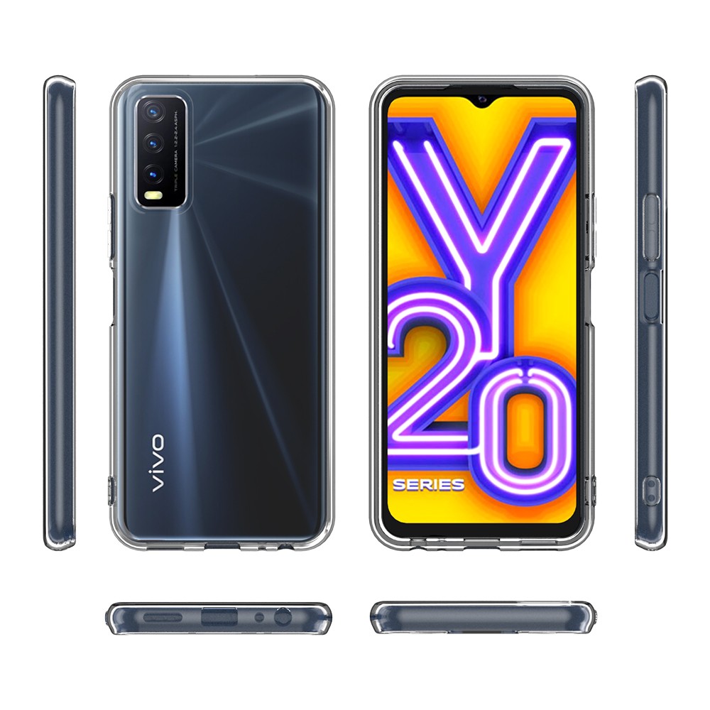 Silicone Transparente 2.0 TPU - Vivo Y21S/Y21/Y33S (Proteção de Lente)