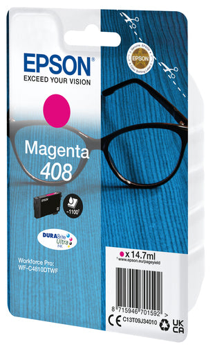 Cartucho de tinta original Epson 408 Magenta