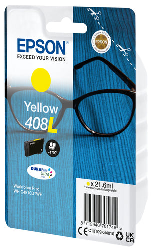 Cartucho de tinta original Epson 408L Amarelo