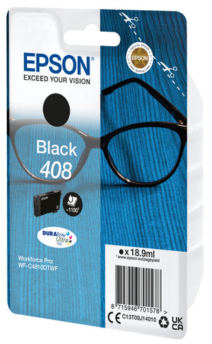 Cartucho de tinta original Epson 408 Preto