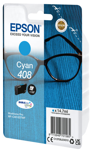 Cartucho de tinta original Epson 408 Ciano