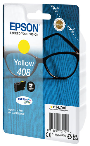Cartucho de tinta original Epson 408 Amarelo