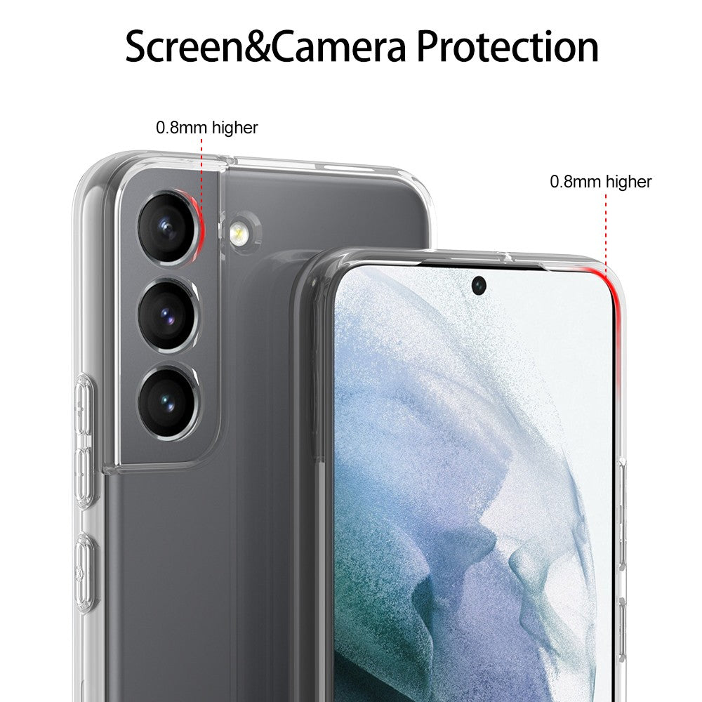 Silicone Transparente 2.0 TPU - Samsung Galaxy S22 (Proteção de Lente)