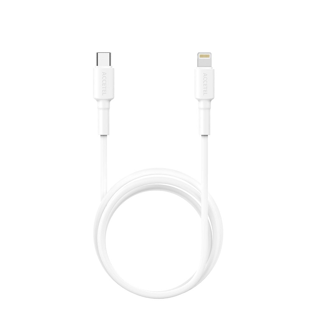 PD 20W TPE Tipo-C para cabo de carregamento rápido Lightning (1M) branco - Default Title