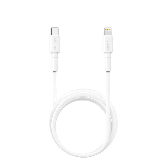 PD 20W TPE Tipo-C para cabo de carregamento rápido Lightning (1M) branco - Default Title