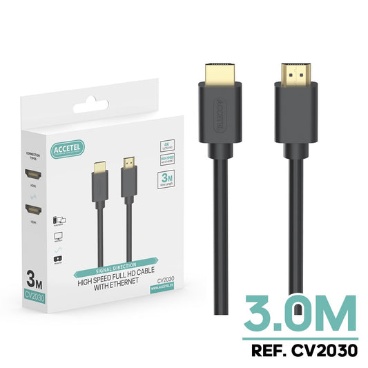 HDMI HDMI 4K PVC Preto (3M)