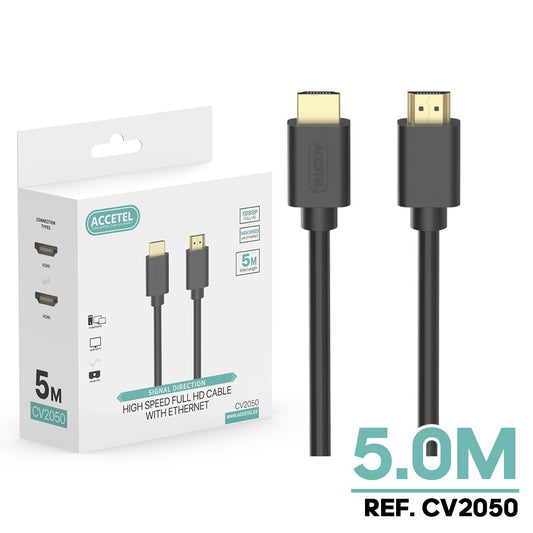 HDMI HDMI 1080P PVC Preto (5M)