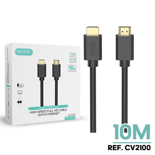 HDMI - HDMI 1080P PVC Preto - (10M) - Default Title