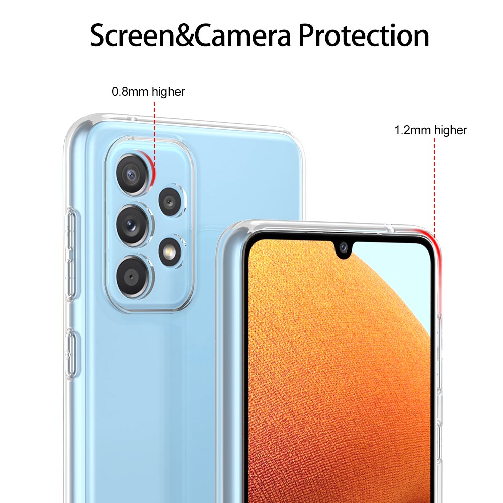 Silicone Transparente 2.0 TPU - Samsung Galaxy A33 5G (Proteção de Lente)