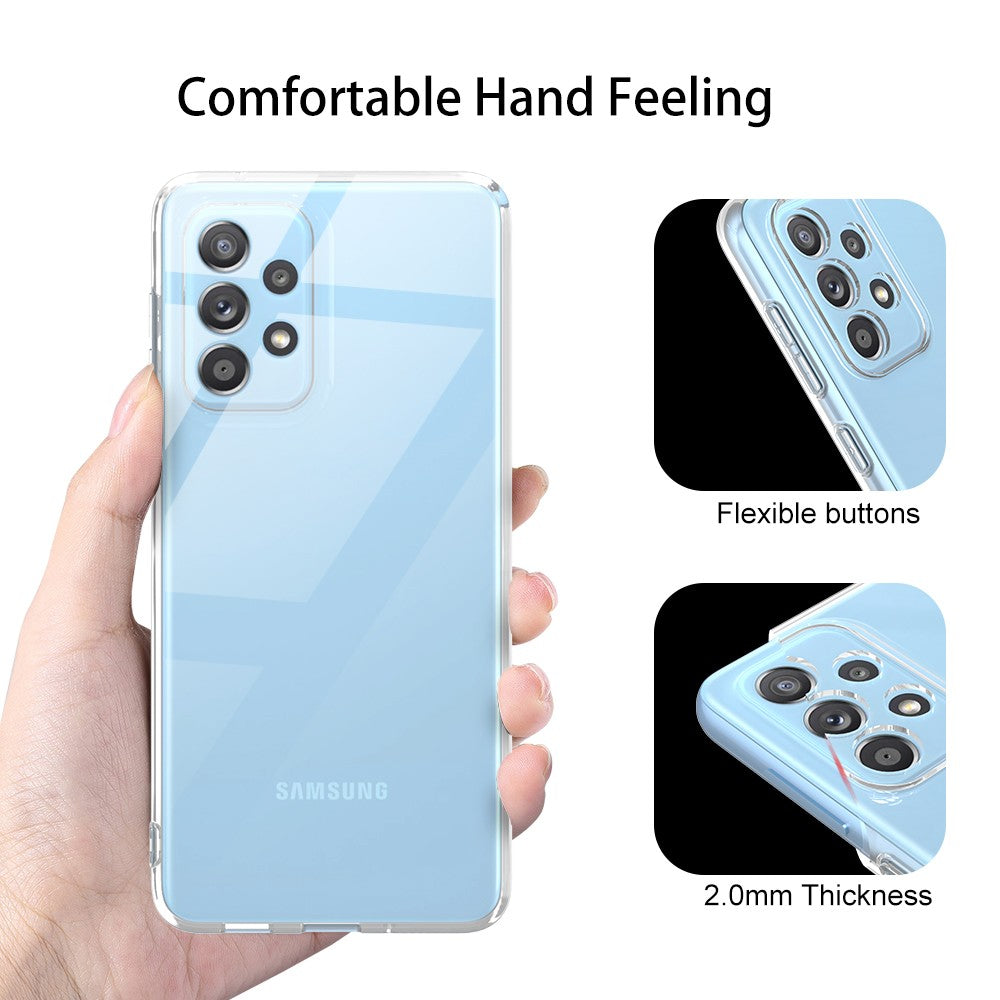 Silicone Transparente 2.0 TPU - Samsung Galaxy A33 5G (Proteção de Lente)