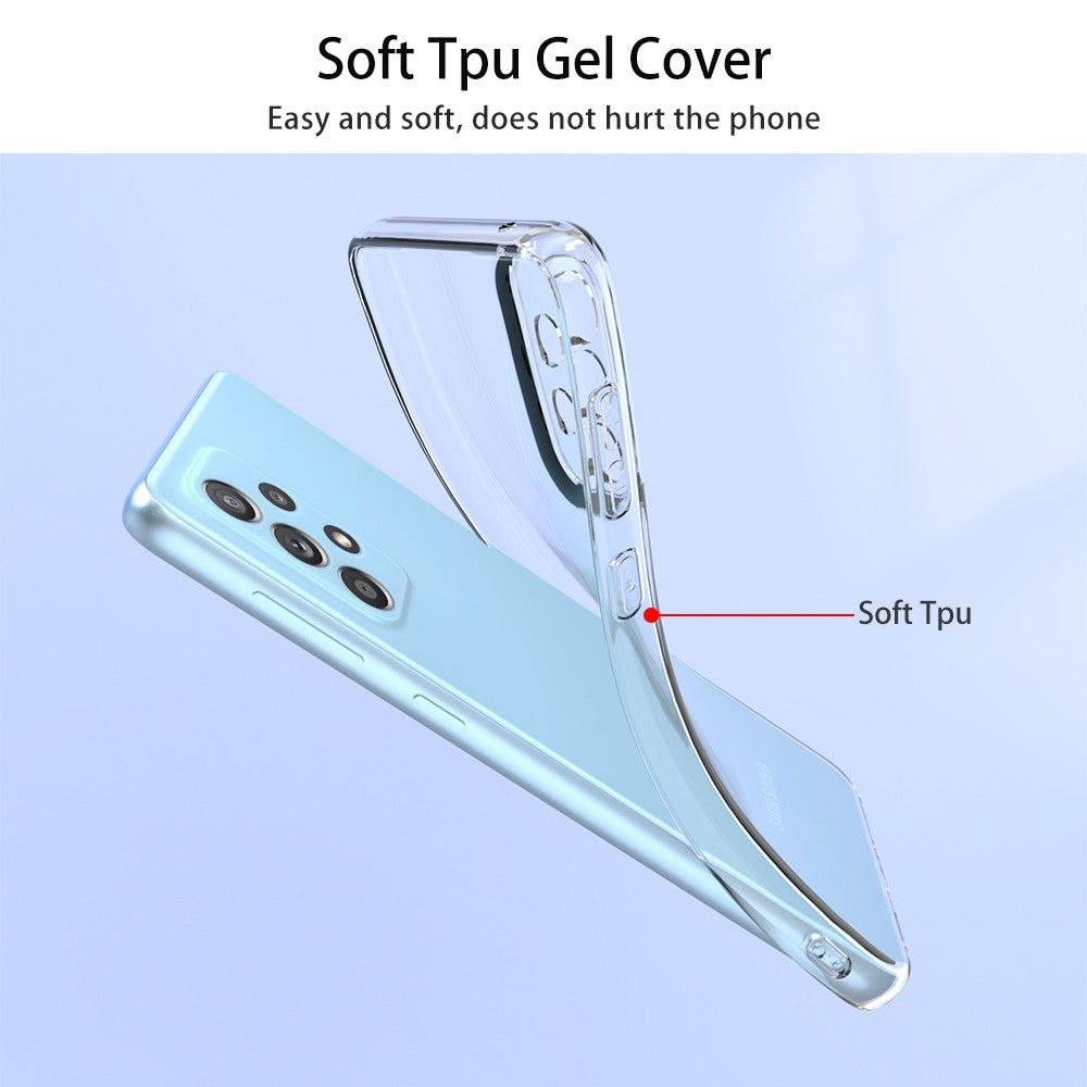 Silicone Transparente 2.0 TPU - Samsung Galaxy A33 5G (Proteção de Lente)
