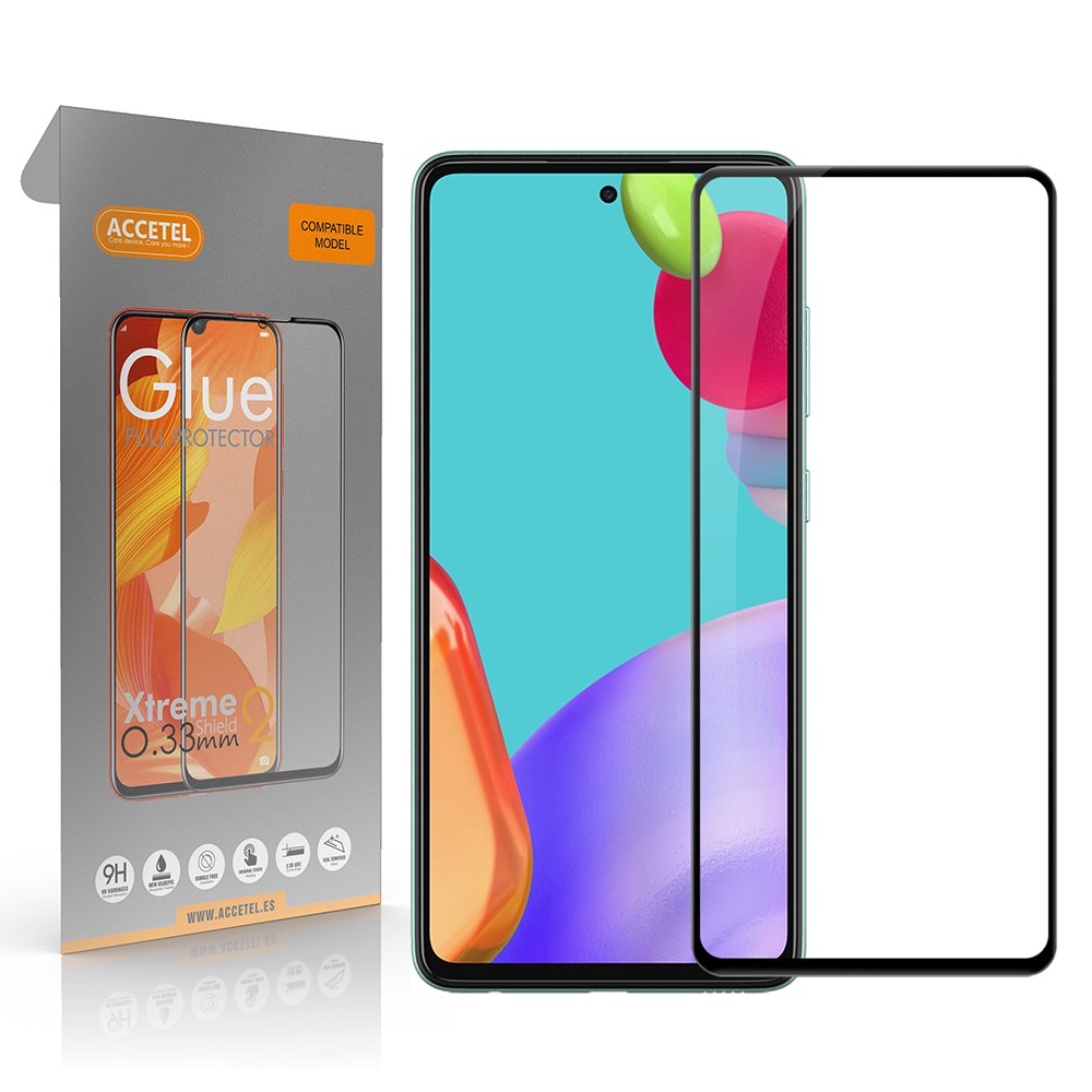 Película de Vidro 2D Full Glue - Samsung Galaxy A53 5G Preto - Default Title