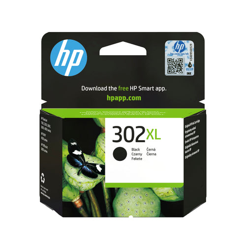 Cartucho de tinta original HP 302XL Preto