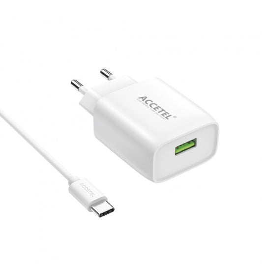 Carregador de Parede USB 2.4A Cabo Tipo C