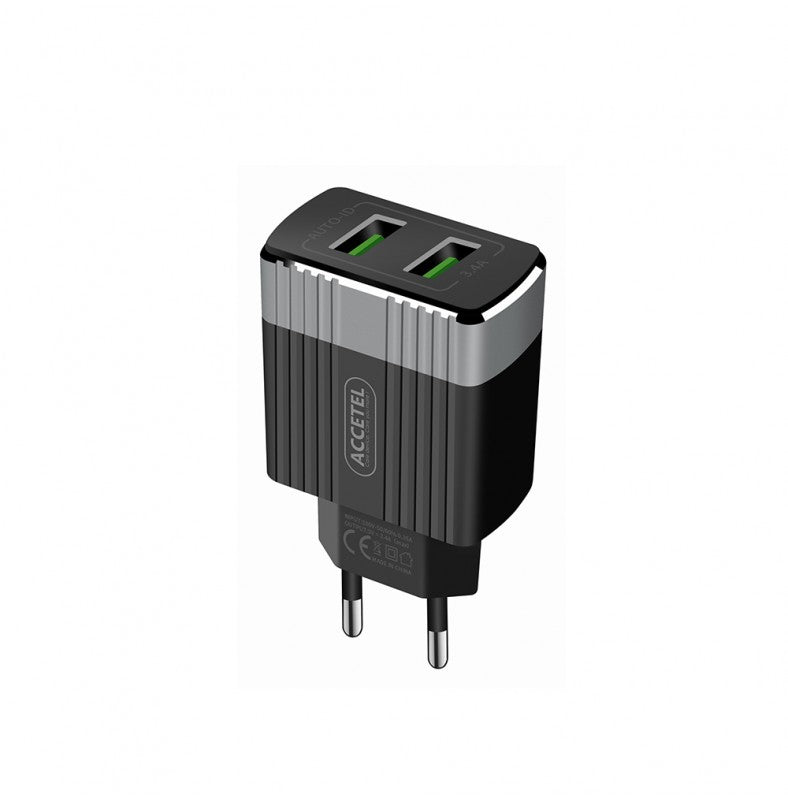Carregador de Parede Duplo USB 3.4A