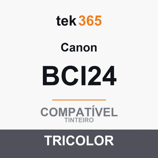 Cartucho de tinta compatível Canon BCI24/BCI21 Color Tricolor