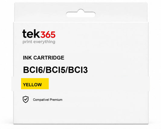 Cartucho de Tinta Compativel Canon BCI6/BCI5/BCI3 Amarelo